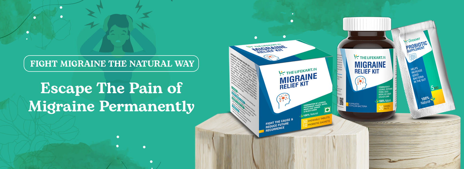 Migraine Relief Kit - TheLifeKart